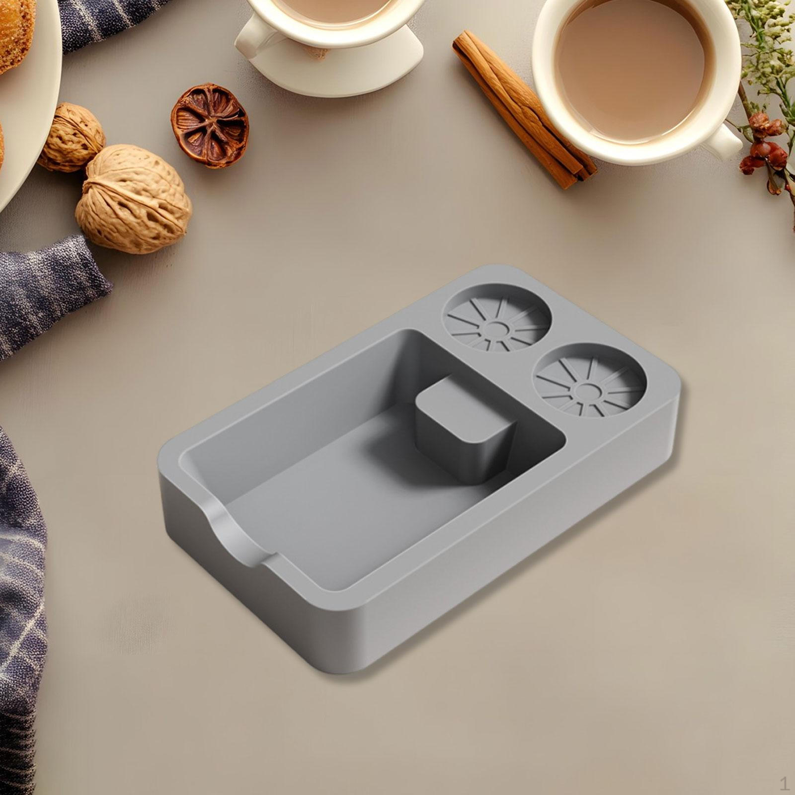 

Box ,Espresso Station, Espresso Organizer Distributor, Portafilter Puck Screen, серый