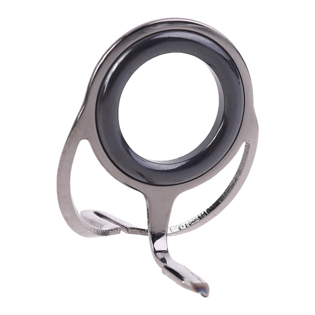7Pcs Mixed Size Fishing Top Rings Rod Repair Kit Line Guides Eyes Sets