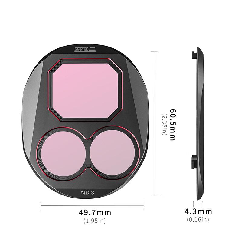 ערכה של 4 פילטרים CPL ND ל-DJI Mavic 4 Pro