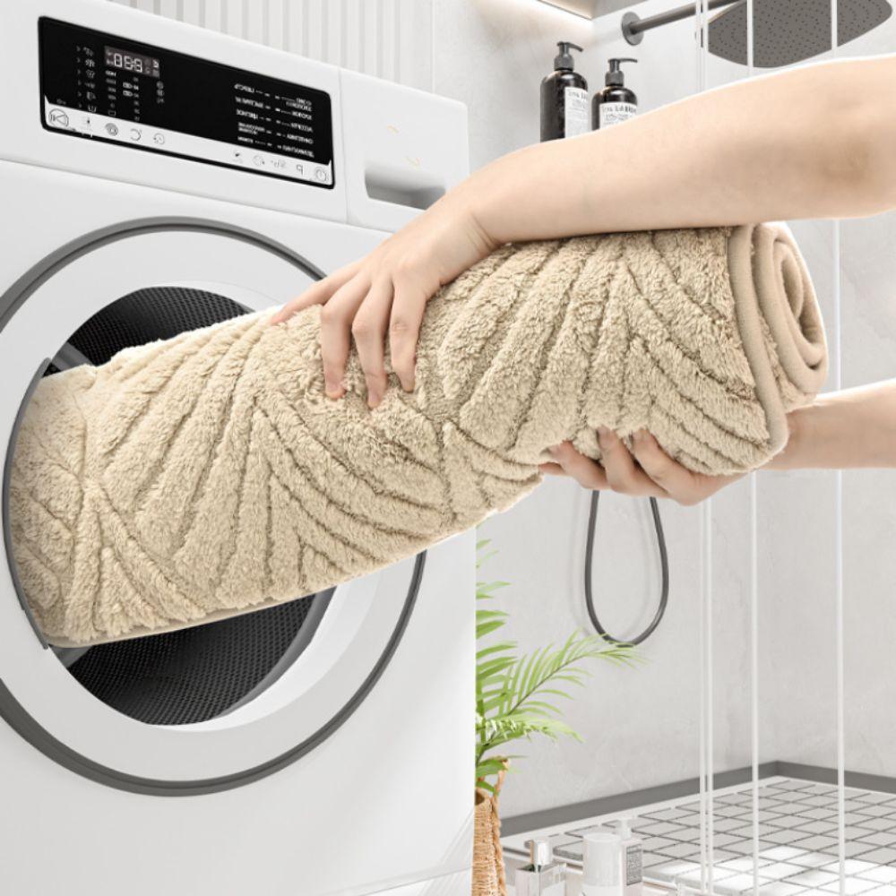 Absorpční žakárový koupelnový kobereček Zesílená podlahová rohož Domácí podložka do koupelny Toaleta