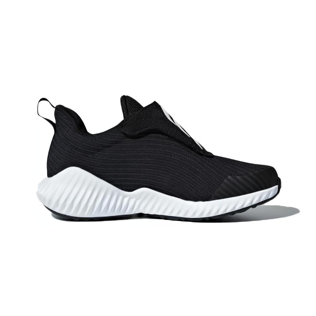 Adidas Fortarun Ac K Slip Resistant Anti Kick Mid top Kids' Running Shoes Black White Children Aged 3 7 Years Old AH2627