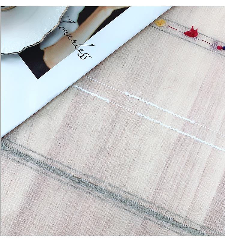 Spitze Tischdecke Rechteck Kaffeetischdecke Deko für Küche Esszimmer Zuhause Hochzeit Tüll Quaste Jacquard Tischdecke Überzug Matte