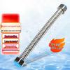 Rainforest Army 1/2-inch 304 Stainless Steel Corrugated Water Inlet Hose