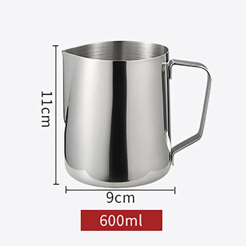 100ML-2000ML Stainless Steel Milk Frothing Pitcher Espresso Coffee Barista Craft Latte Cappuccino Cream Frothing Jug Pitcher