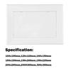 Door Latch White Access Panel Door Plastic Removable Opening Flap Cover Plate Inspection Hole Doors Wall Ceiling