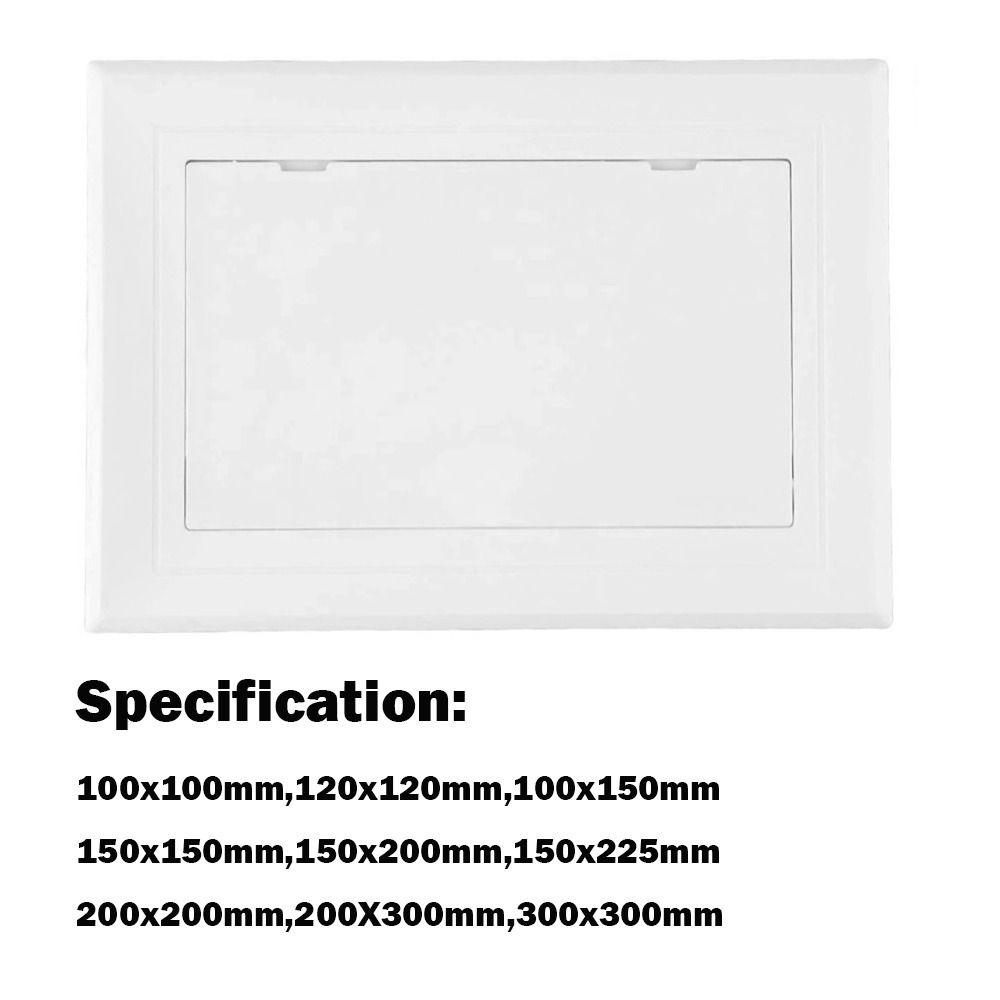 Door Latch White Access Panel Door Plastic Removable Opening Flap Cover Plate Inspection Hole Doors Wall Ceiling