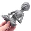 Good-Witchcraft Meditation Alien Statue Mini Resin Ornament Alien Garden Home Office Yard Art Decor For Indoor Outdoor