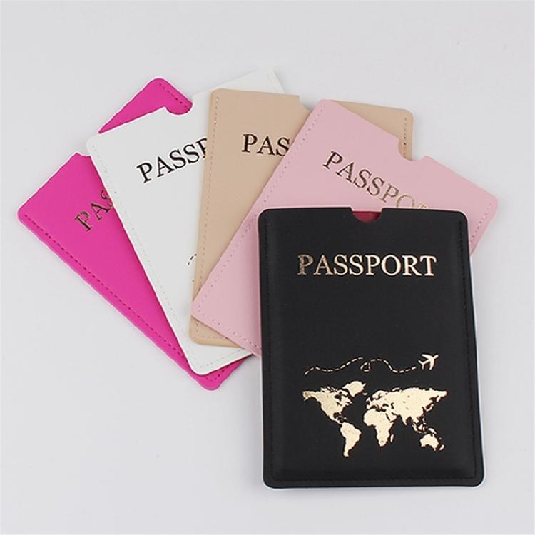 Durable PU Passport Cover Wedding Gift Credit Card Holder Gift for Traveler