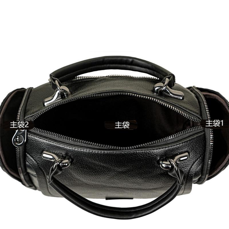 New Korean Version Easy To Fit Retro Shoulder Boston Pillow Bag Women's Handbag Large Capacity Oblique Span Bag Women