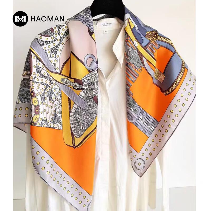 

Haoman Textile HM-AMS004 Шарф серии Hermes 90*90cm