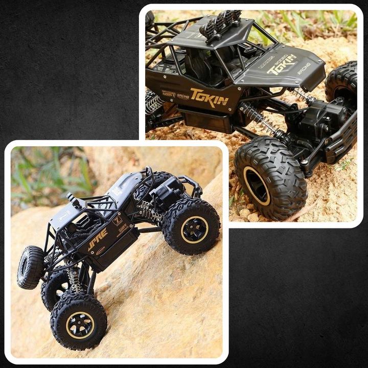 Duży Samochód Zdalnie Sterowany Auto Rc Metal Terenowy Napęd 4X4 Pilot
