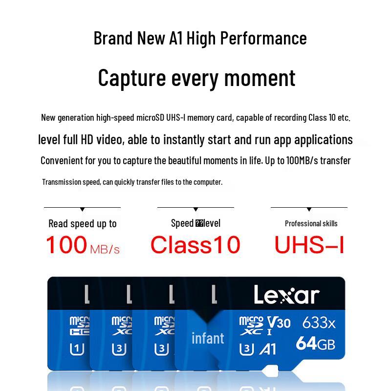 Lexar 633x High-Speed MicroSDXC Memory Card