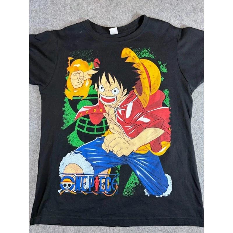 One Piece Monkey D Luffy Anime Shirt Mens L Straw Hat Pirates Manga Streetwear XL