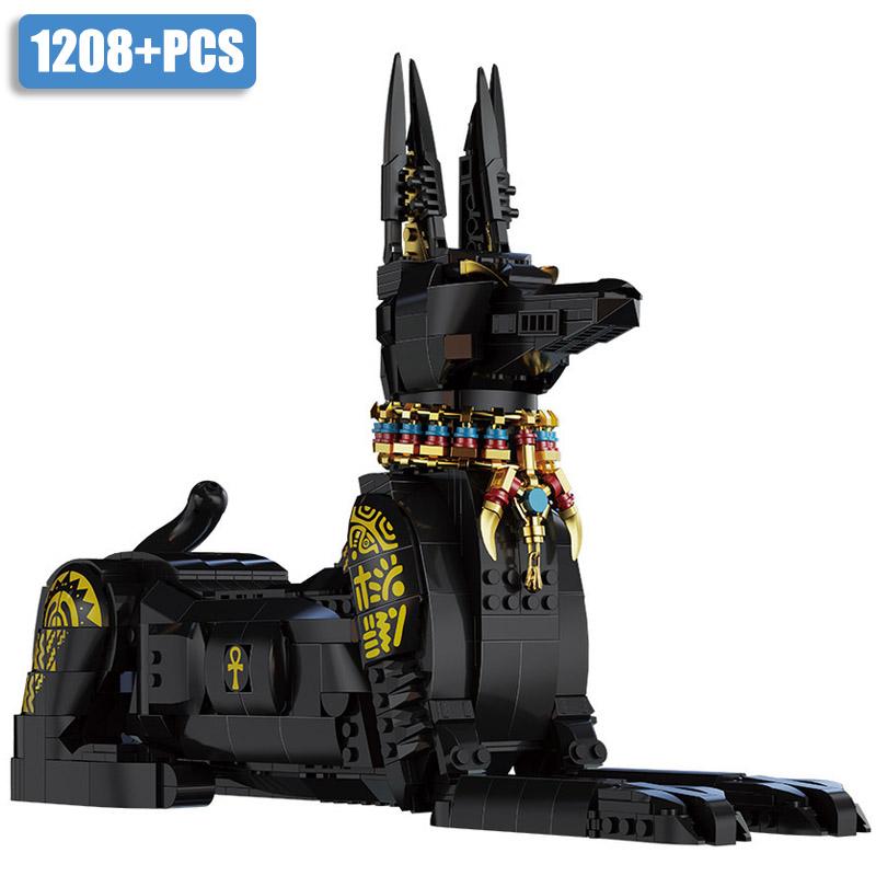 Superior-Grade Moc Urban-Region High-Standard 1208Pcs Ancient Superior-Grade Egyptian First-Class Pharaoh High-Standard Dog Construction-Kit