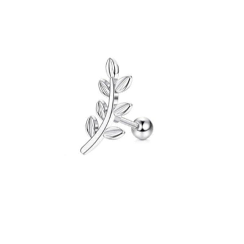 1Pc 16G Stainless Steel Screw Back Stud Earrings for Women Men, Fashion Cubic Zerconia Cartilage Conch Helix Ear Piercing Jewels