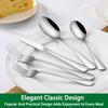 Dinner Forks,8-Piece 8 Inches Stainless Steel Table Fork,Dishwasher Safe Flatware Forks,Food Grade Mirror Polishing Silverware Main Fork For