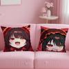 D-Date A Lives Anime Cushion Cover Comfortable Reversible Pillow Cover Ideal For Car Sofa Bedroom & Beyond