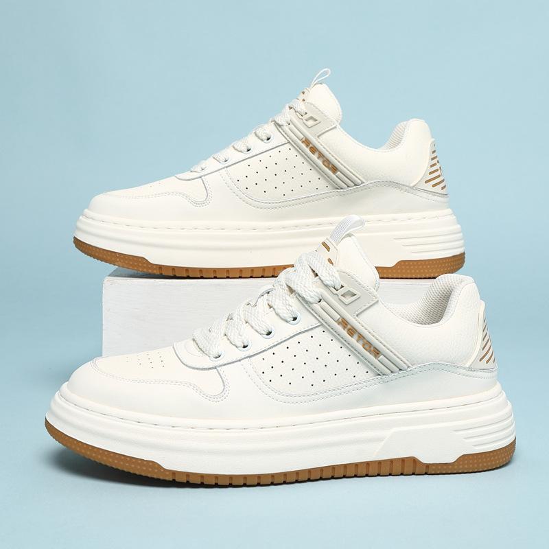 Board shoes men's summer men's sports casual shoes little white shoes mesh breathable thick-soled trendy shoes versatile men's shoes