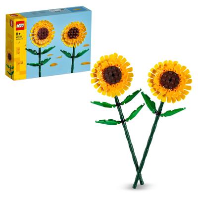 LEGO Botanická hračka LEGO Slunečnice Dárek k narozeninám Blok Vánoce Dívky Chlapci Děti 8 let Kytice pro žáky základní školy 9 let