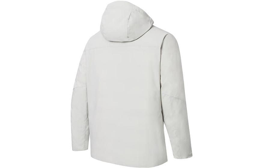 Men's Coat Anta Variety Training Collection Coat Men's Grass Winter Gray/Pine Gray Green