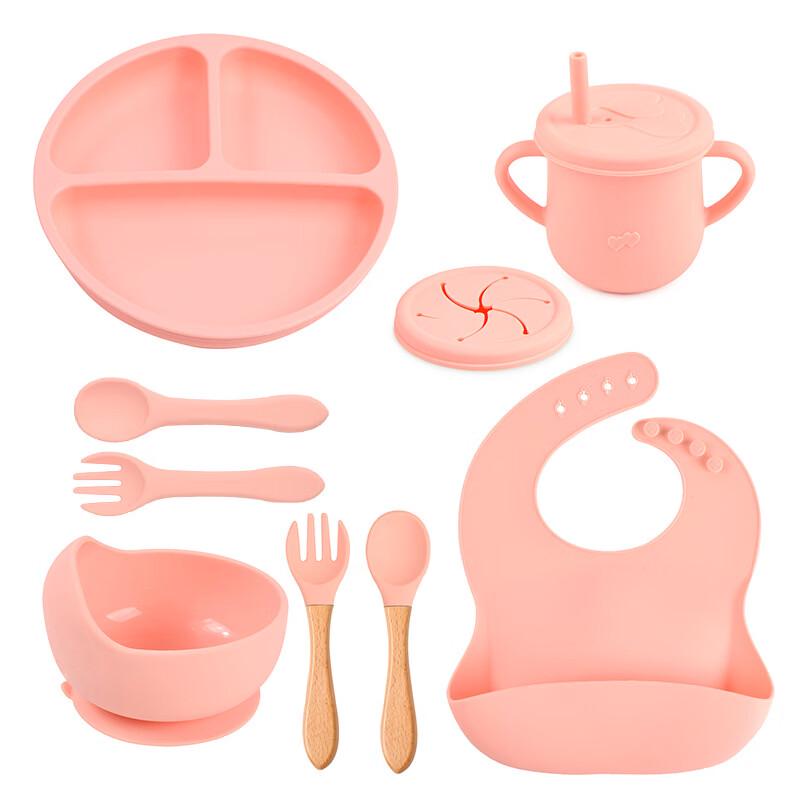Silicone Baby Feeding Dinnerware Set