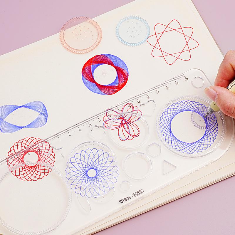 Multifunctional Geometric Animal Spirograph for Creative Children's Drawing and Educational Projects