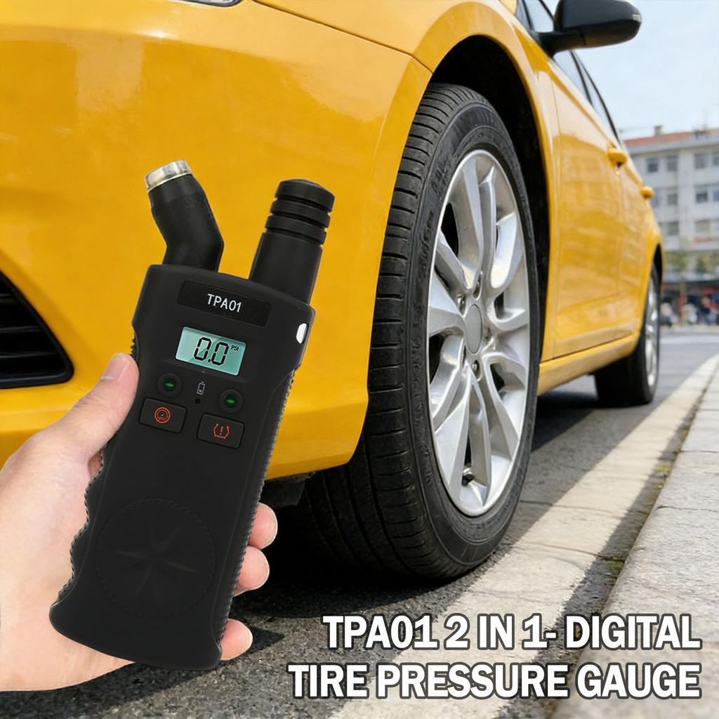Nástroj pro znovu naučení TPMS Plus Digitální měřič tlaku v pneumatikách 150 PSI 2-v-1 TPMS