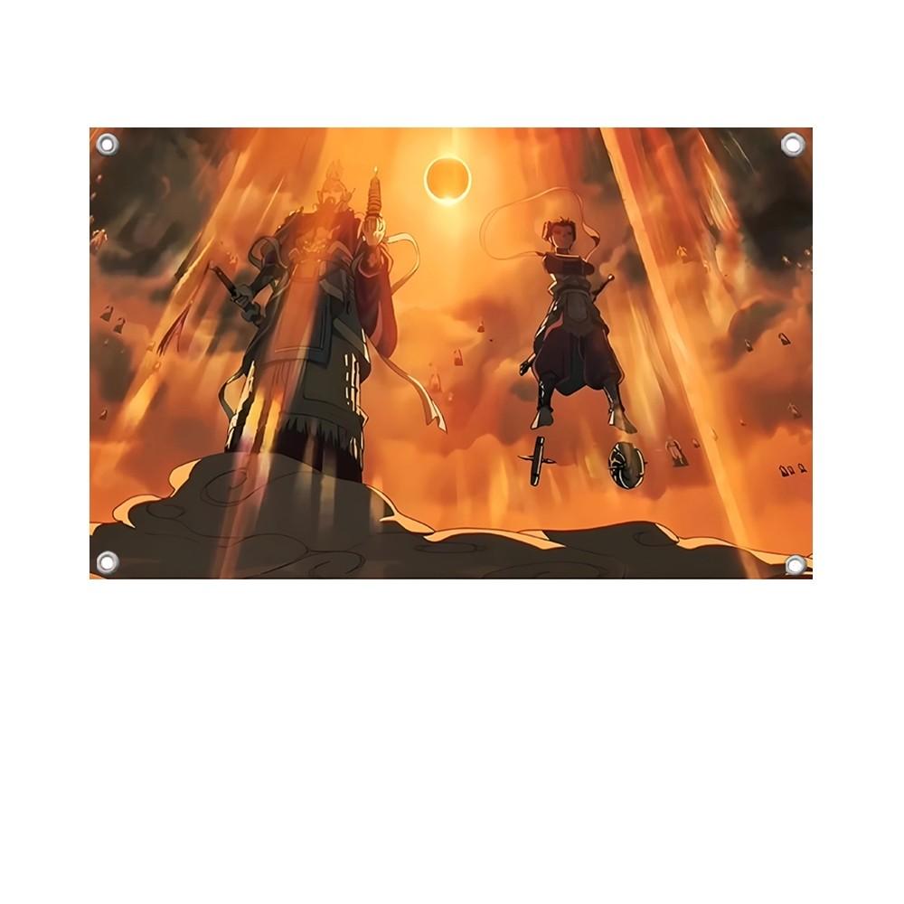 1PC Black Myth Wukong And Nezha Flag Banners Four Hole Flag Polyester Outdoor Decor Room Aesthetic 74x94cm(29x37in)