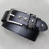 Trendy Retro Skull Rivet Belt: Unisex Punk Style for Jeans