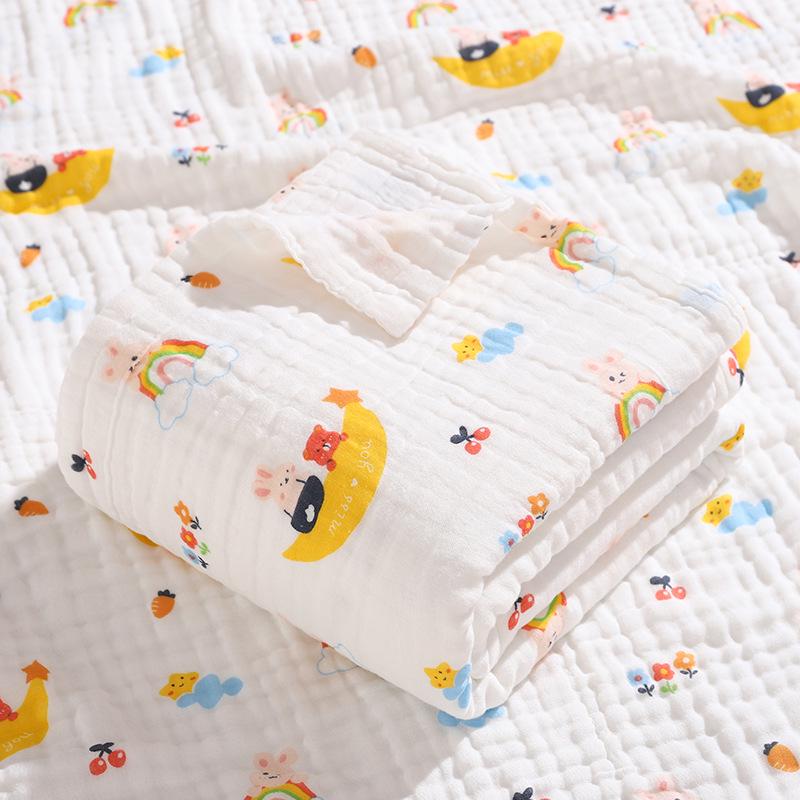 Newborn Baby Six-Layer Pure Cotton Gauze Towel and Blanket