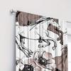 2pc Animal horse print curtains, polyester fabric, machine washable, suitable for bedroom and living room decoration