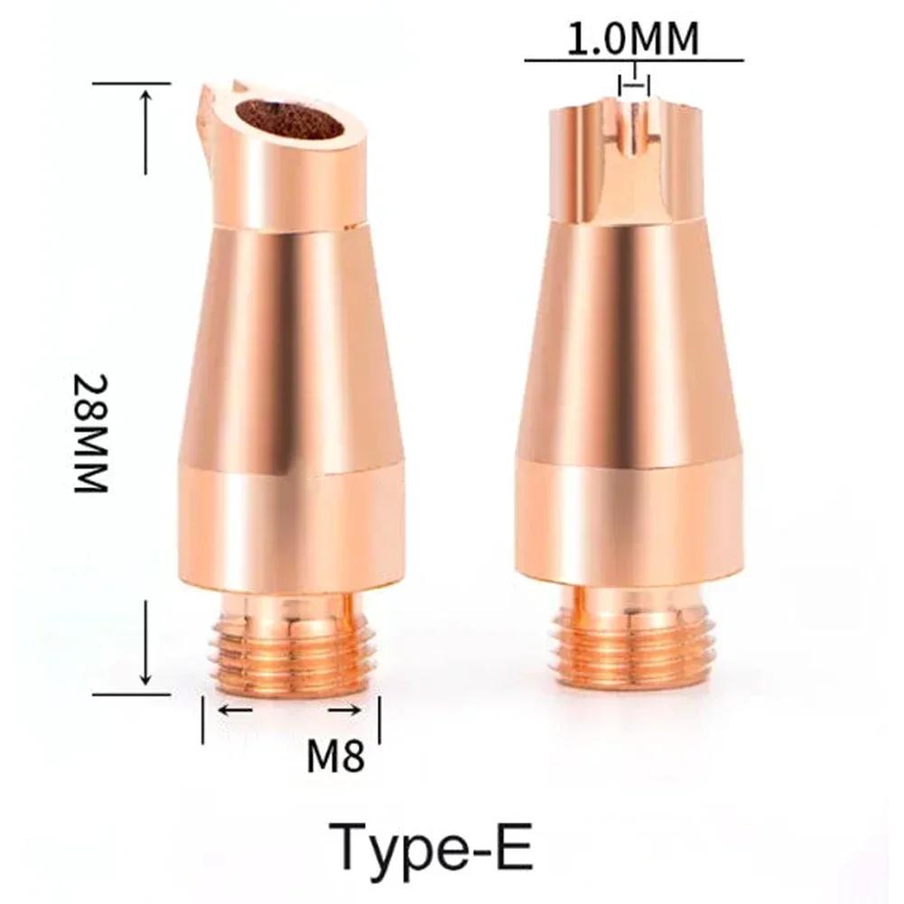 Double Wire Feeding Guide Nozzle SAS Copper Construction Compatible with CQWY SUP21S Welding Head Accurate Welding