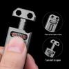 Titanlegierung Mini Verstellbarer Schraubenschlüssel Multitool Schlüsselanhänger