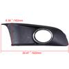 Front Bumper Right Side Fog Light Grille Trim Cover with Chrome Ring for VW Touran 2011-2015 Caddy 2011-2015 Replacement Parts