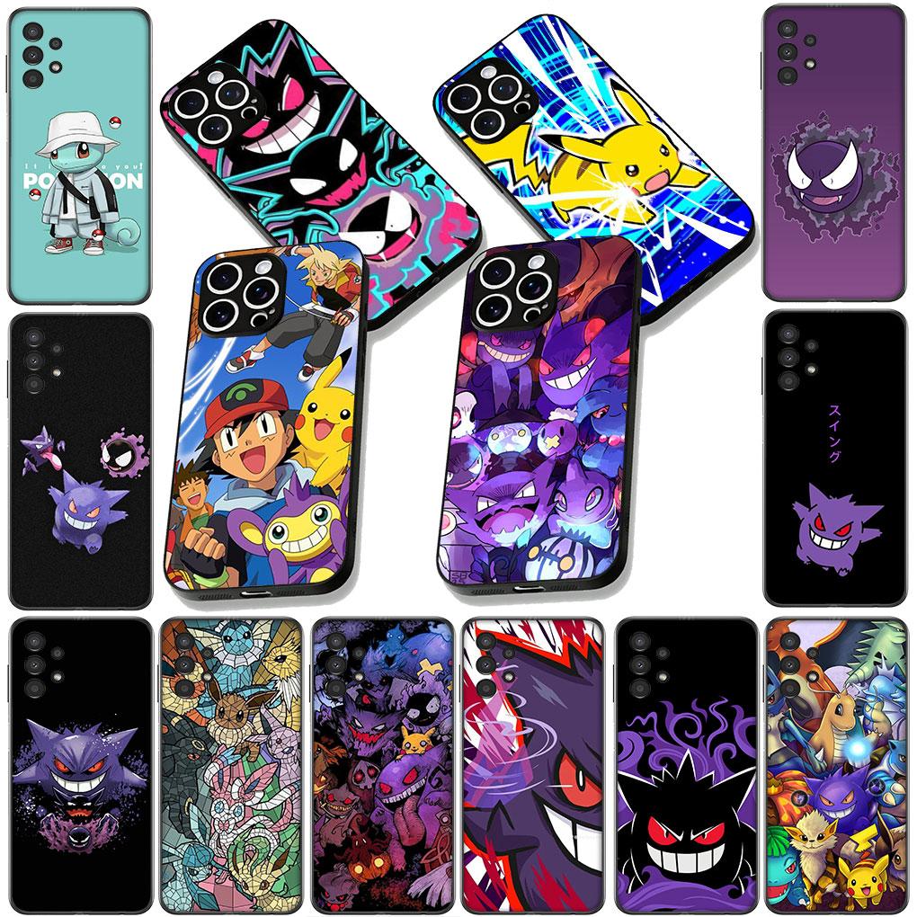 Silicone Cover for Xiaomi Redmi Note 12 11 10 Pro 10A 10C 12C 14C A4 Note12 5G Phone Case P-Pokemons GO-Gengars P-Pikachus