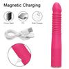Automatic Telescopic Thrusting Realistic Dildo Vibrator for Women G Spot Clitoral Stimulation Sex Toys for Women Sex Machine