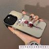 Cross Rose Is Suitable for Apple 16plus Mobile Phone Case iPhone15 New Protective Case 14 Europe, America and 13 Premium.