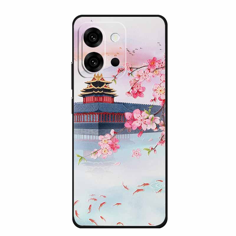3D Emboss Case For OnePlus 13T 2025 Phone Case 13 T Coque Flowers Silicone Soft Back Cover For OnePlus 13s 2025 Case 13 s Funda