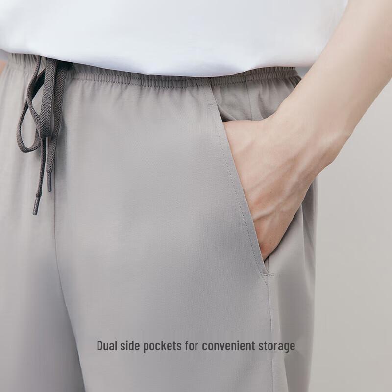 ThreeGun Men's Pure Cotton Lounge & Sleep Shorts