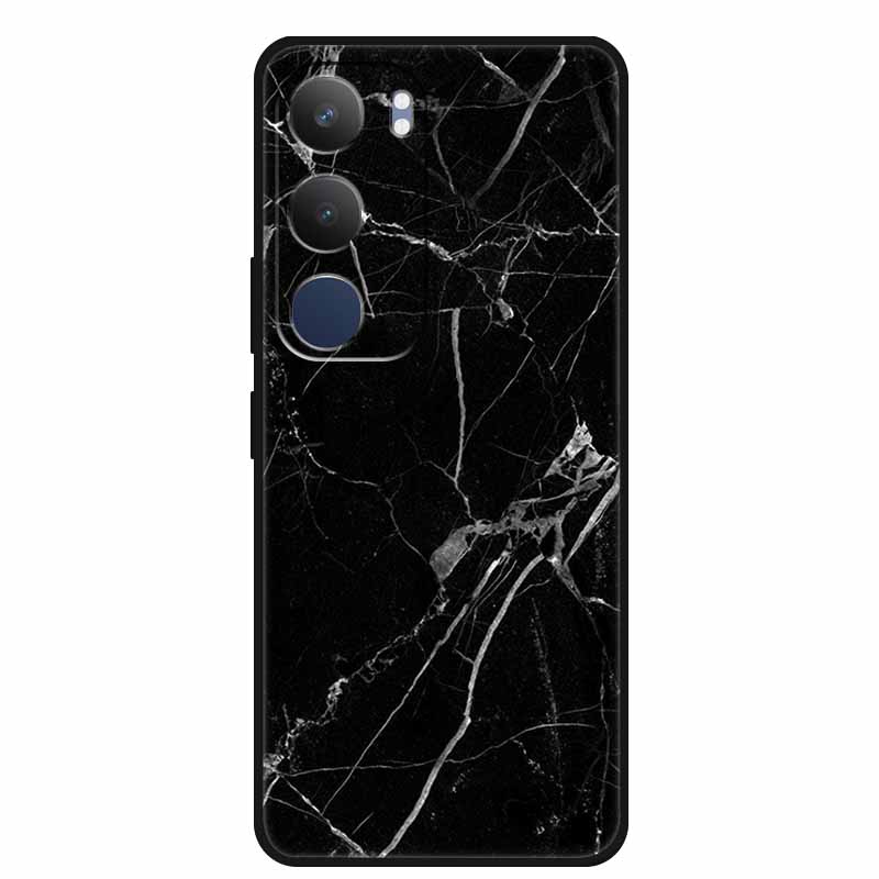 Luxury Phone Case For Vivo Y19s Pro 4G Soft TPU Silicone Back Case For Vivo Y29 5G Y 29 19s Marble Patterns Cover Bumper Funda