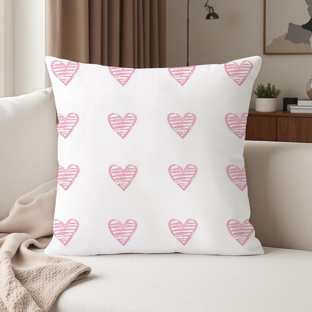 Happy Valentines Day Pillow Case Suitable For Bedrooms Living Rooms Cars Home Decoration