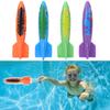 4Pcs PVC Children Diving Toys Kid Swim Kid Playing for Swimming Pool TrainingFour Color Combination