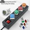 1PCS Square Digital Voltages Indicates AC220V/230V Home Circuit Tester Simple Installs Universal Home AC Voltage Meter