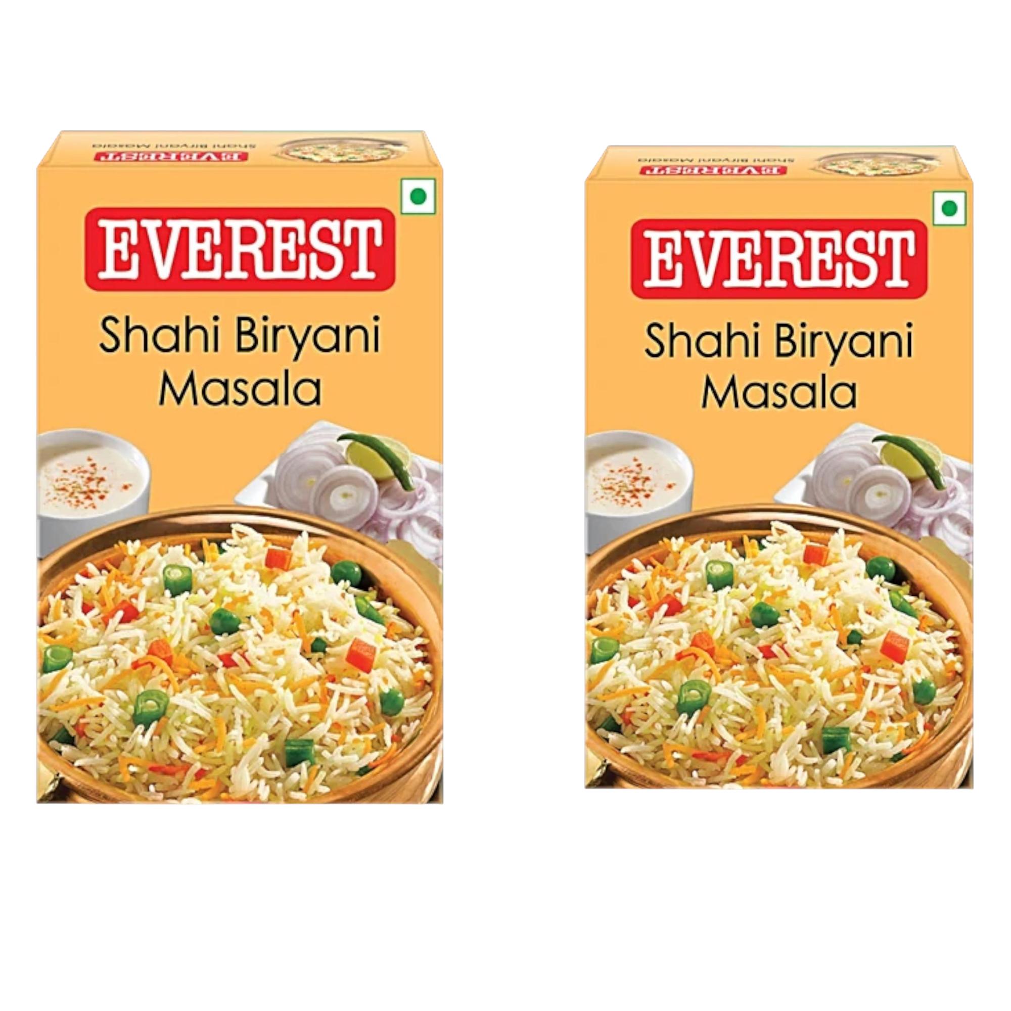

Everest Shahi Biryani Masala 50g Carton Fragrant Spice Mix for Authentic Flavourful Rice Dishes Pack of 2