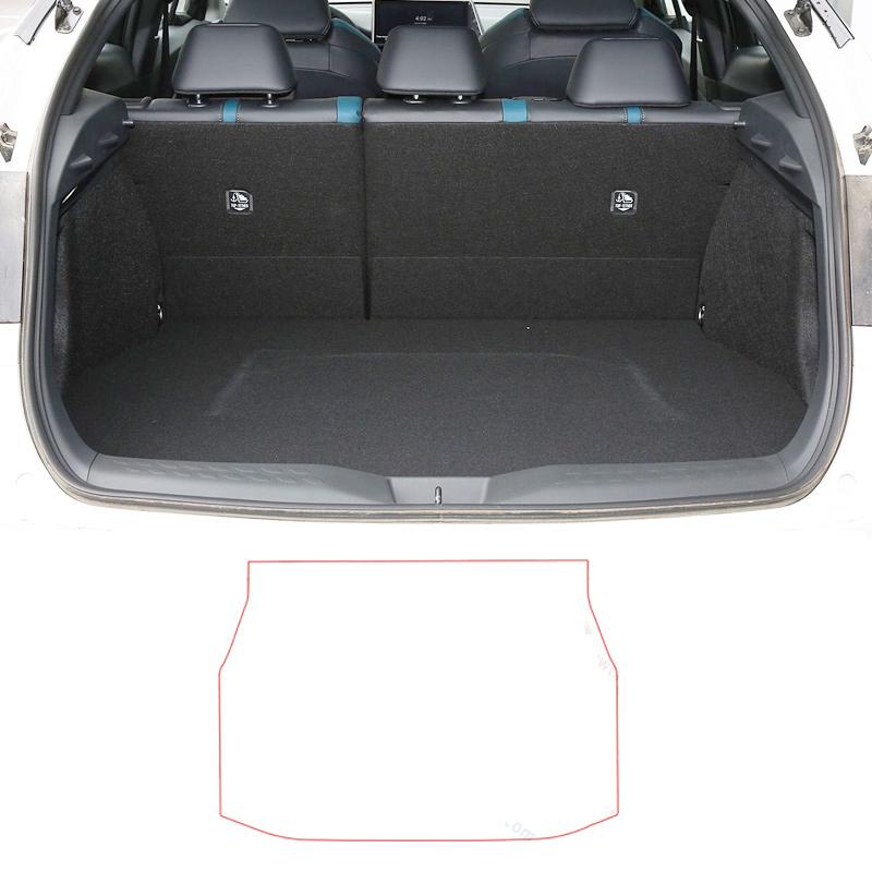 Leather Car Trunk Mat For Toyota C-HR CHR MK1 2018~2022 Cargo Storage Cushion Liner Boot Carpet Pad Auto Interior Accessories