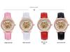 LONGLUX Women's Fashion Skeleton Automatic Watch with Water Resistance and Diamond Accents