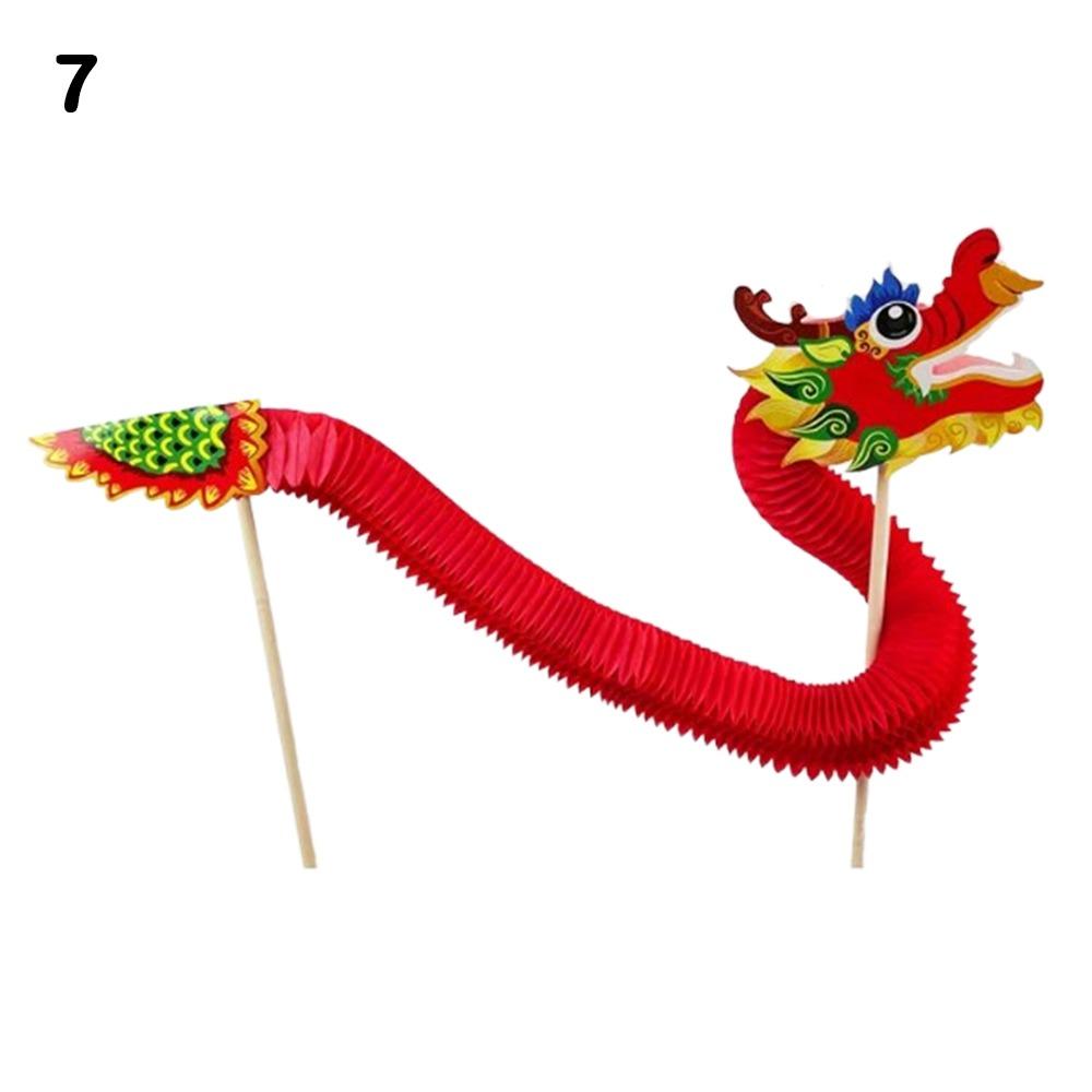 3D Paper Dragon Craft Chinese New Year Chinese Dragon Dance New DIY Dragon Decor