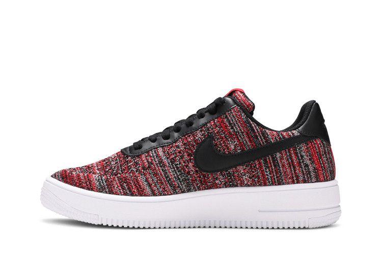 Men's Sneakers Nike Air Force 1 Flyknit 2.0 University Red Black University Red/Wolf Grey-White-Black