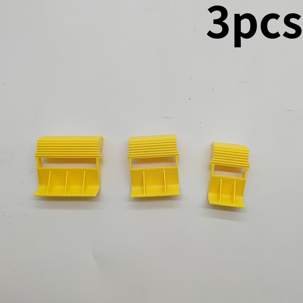 

3pcs three sizes of distributors, tape packer, tape divider, speed up the efficiency of the work, small tape cutter.yellow