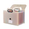 Buckle Closure Expanded File Folders Colorful Inner Pocket File Holder A4 Document Bag  Home